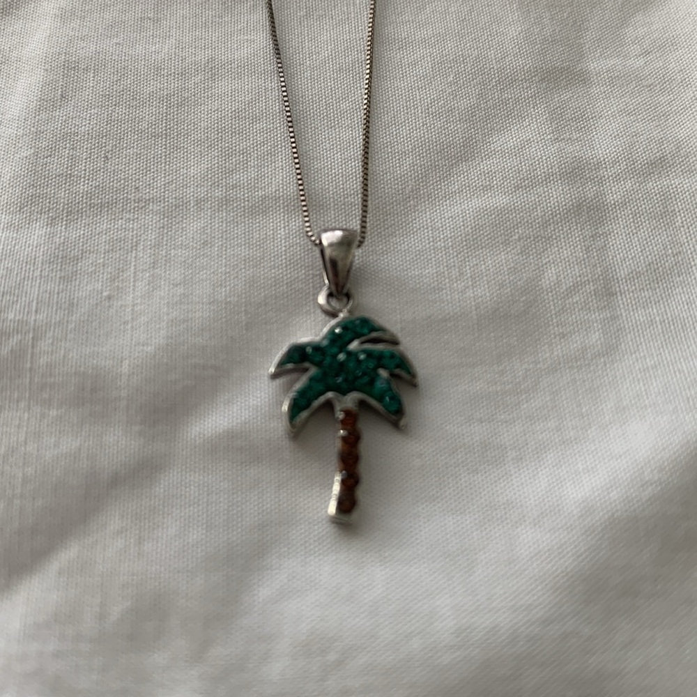 Palm Tree Necklace View 3